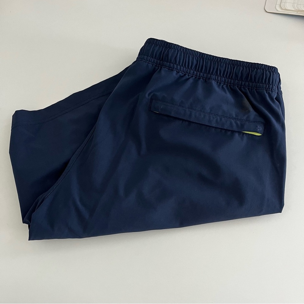 Chubbies Navy Blue Shorts Lined Floral Tropical Men's‎ Large 7in